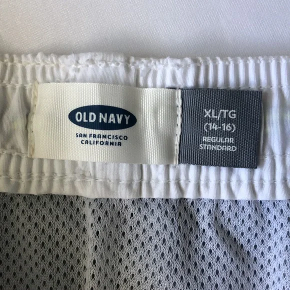 Old Navy Swim Shorts Swim Trunks Xtra Large XL 14-16 in Dark Grey - Picture 4 of 6